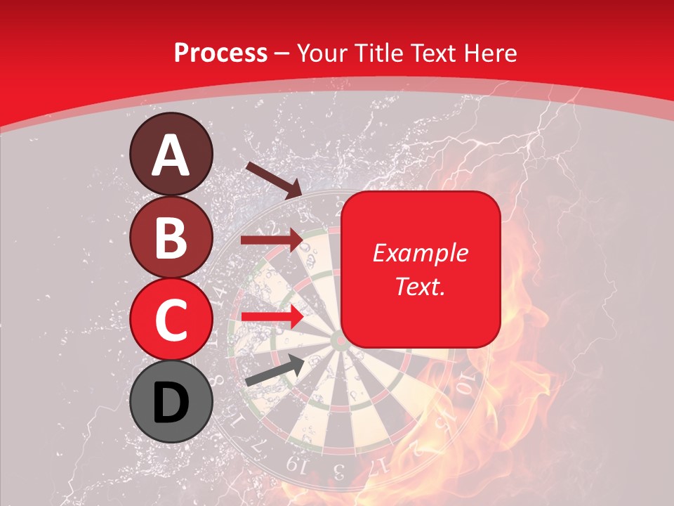Water Accuracy Burning PowerPoint Template