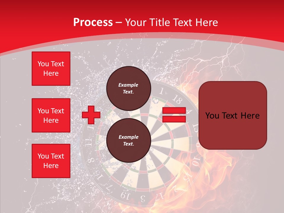 Water Accuracy Burning PowerPoint Template