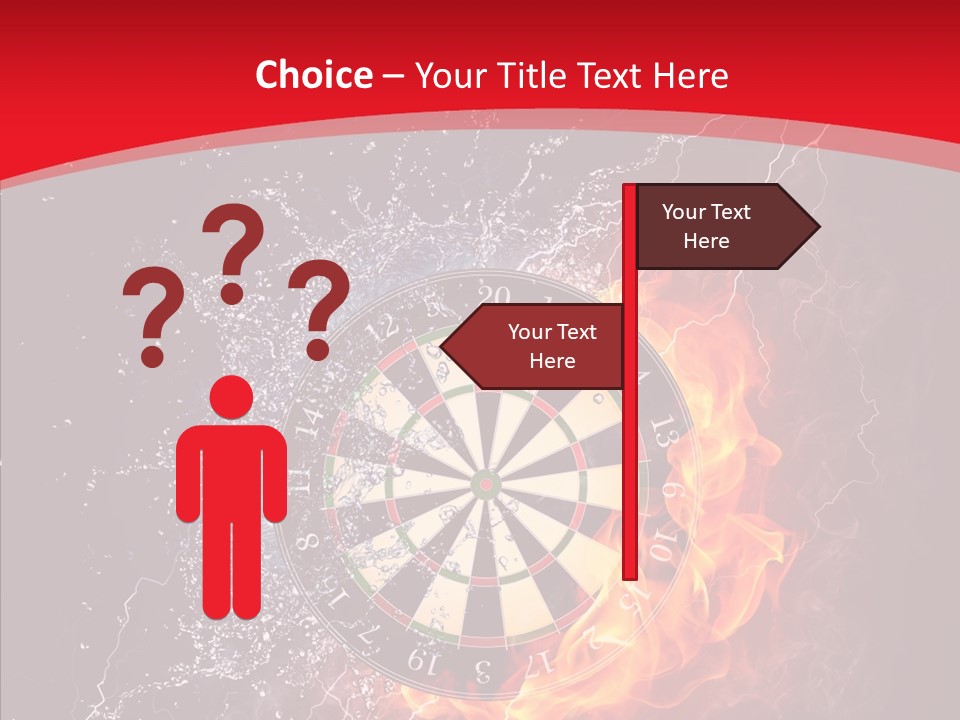 Water Accuracy Burning PowerPoint Template