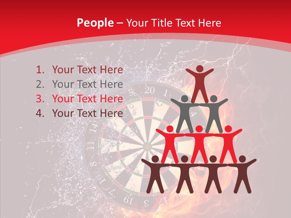 Water Accuracy Burning PowerPoint Template