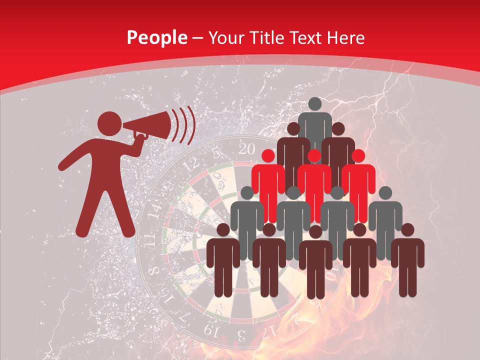 Water Accuracy Burning PowerPoint Template