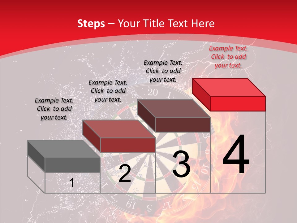 Water Accuracy Burning PowerPoint Template
