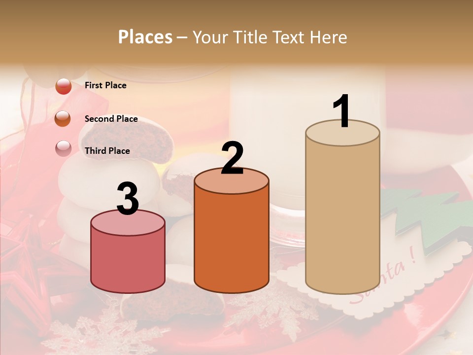 Milk Dairy Shape PowerPoint Template