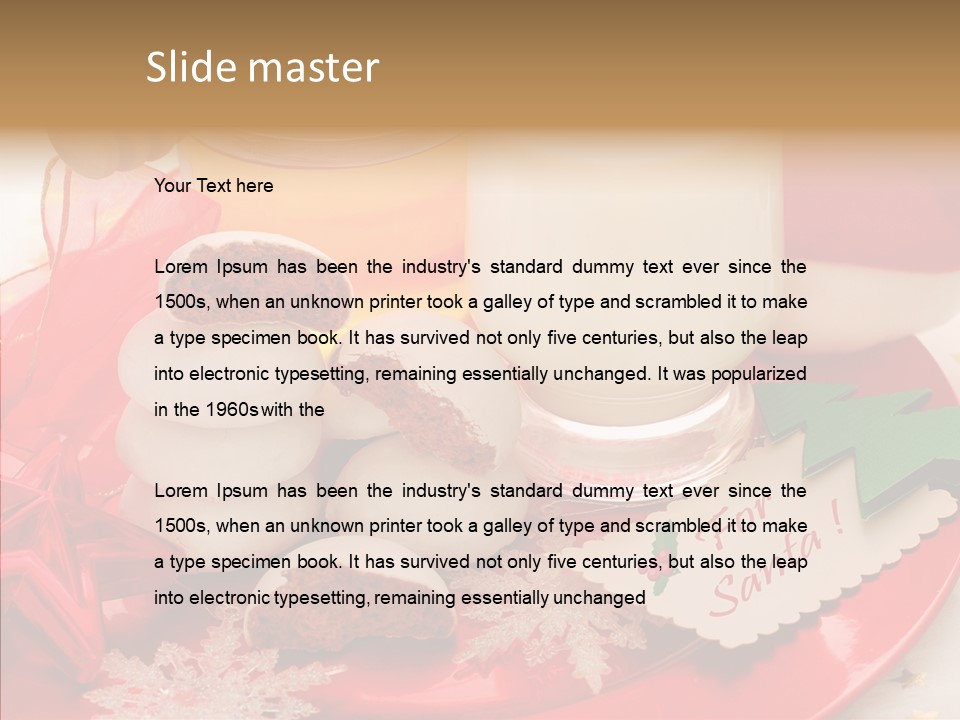 Milk Dairy Shape PowerPoint Template