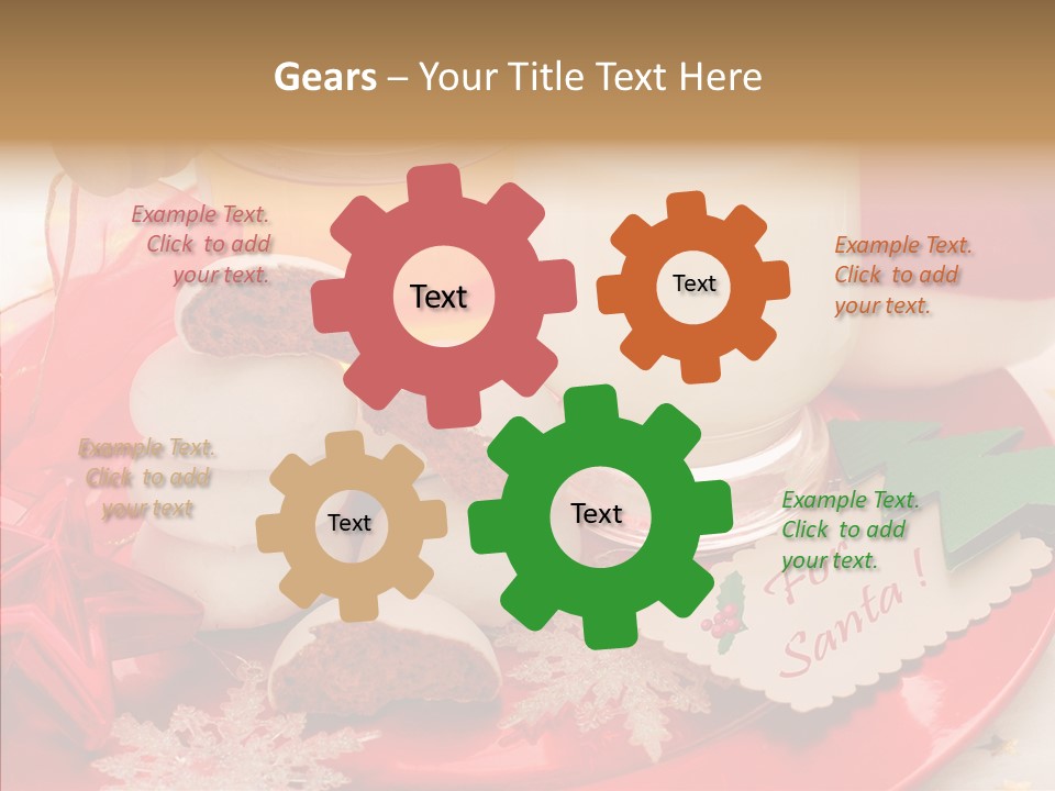 Milk Dairy Shape PowerPoint Template