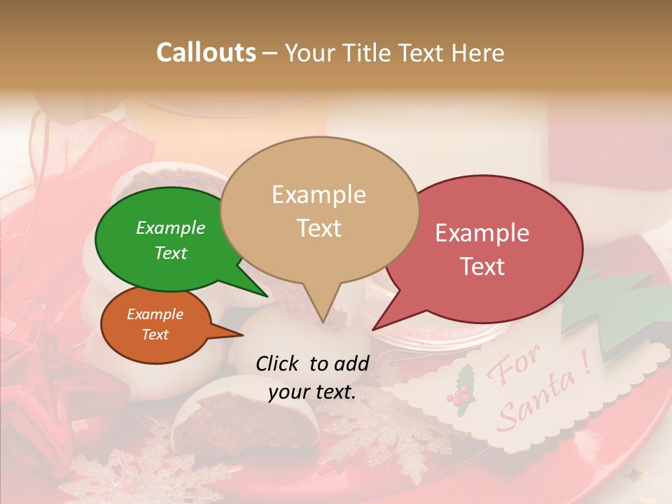 Milk Dairy Shape PowerPoint Template