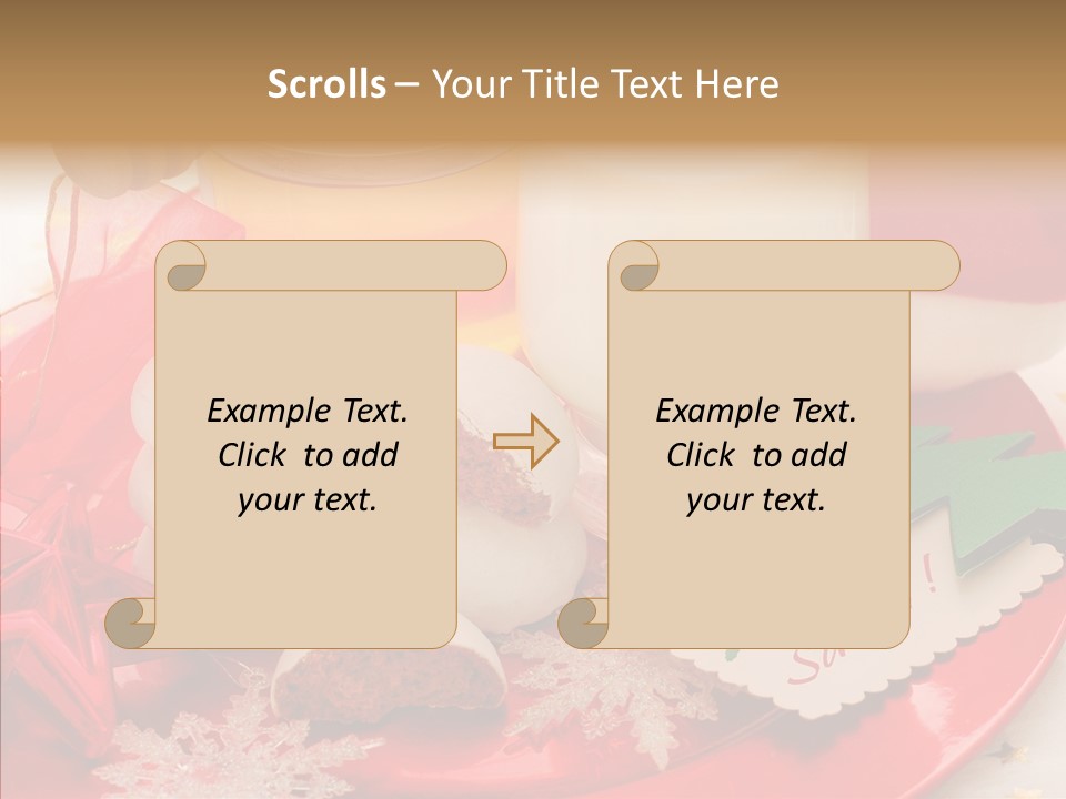 Milk Dairy Shape PowerPoint Template