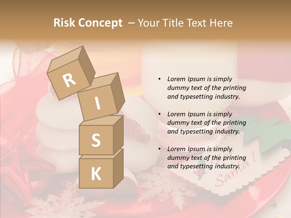 Milk Dairy Shape PowerPoint Template