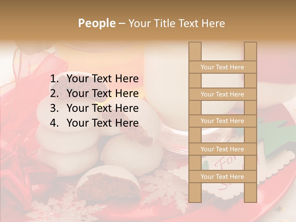 Milk Dairy Shape PowerPoint Template