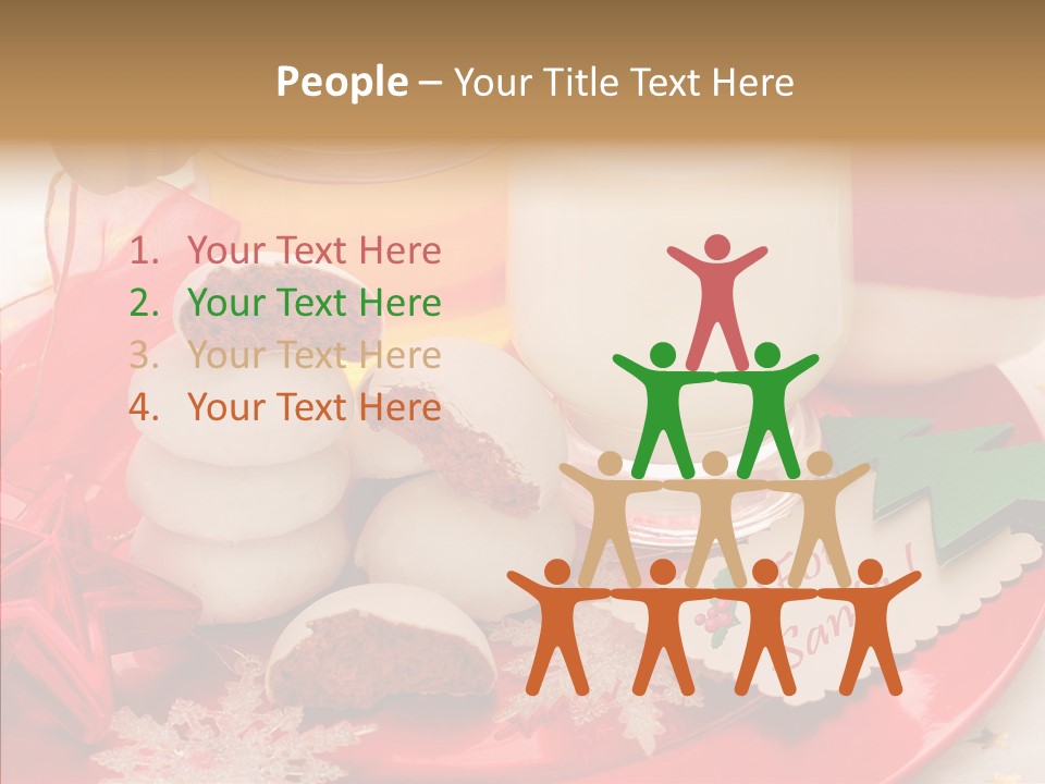 Milk Dairy Shape PowerPoint Template