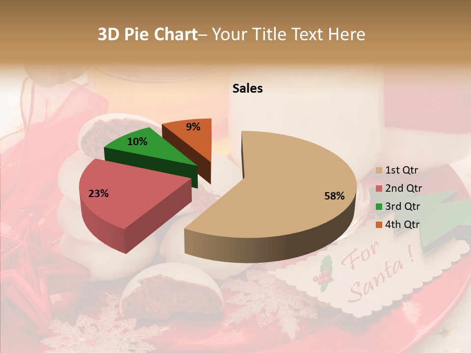 Milk Dairy Shape PowerPoint Template