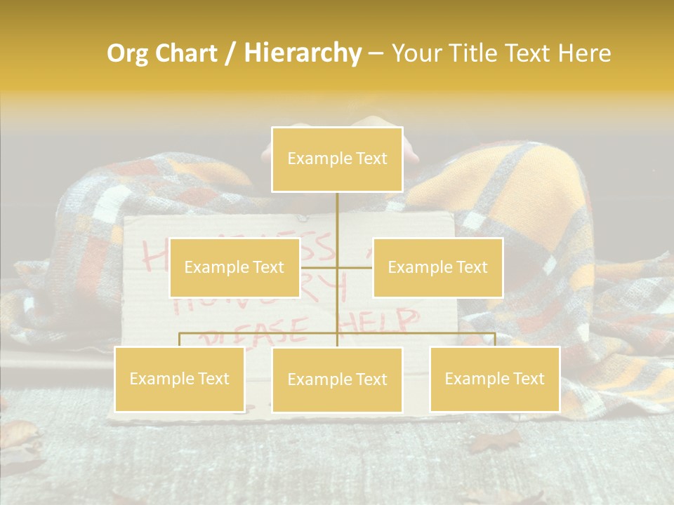Man Beg Homeless PowerPoint Template