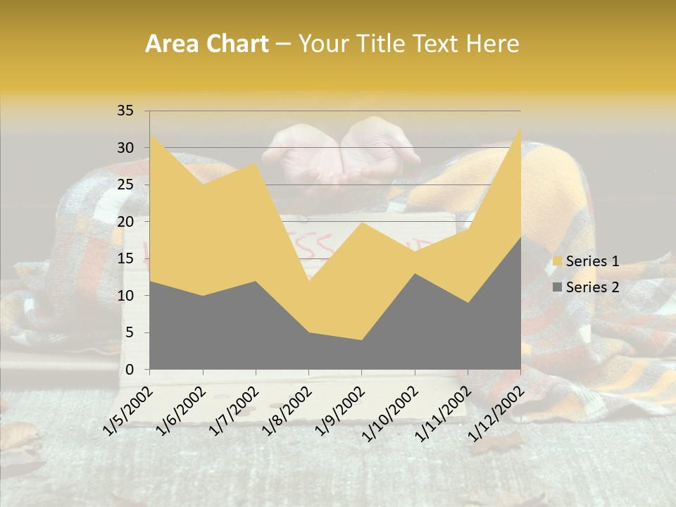 Man Beg Homeless PowerPoint Template
