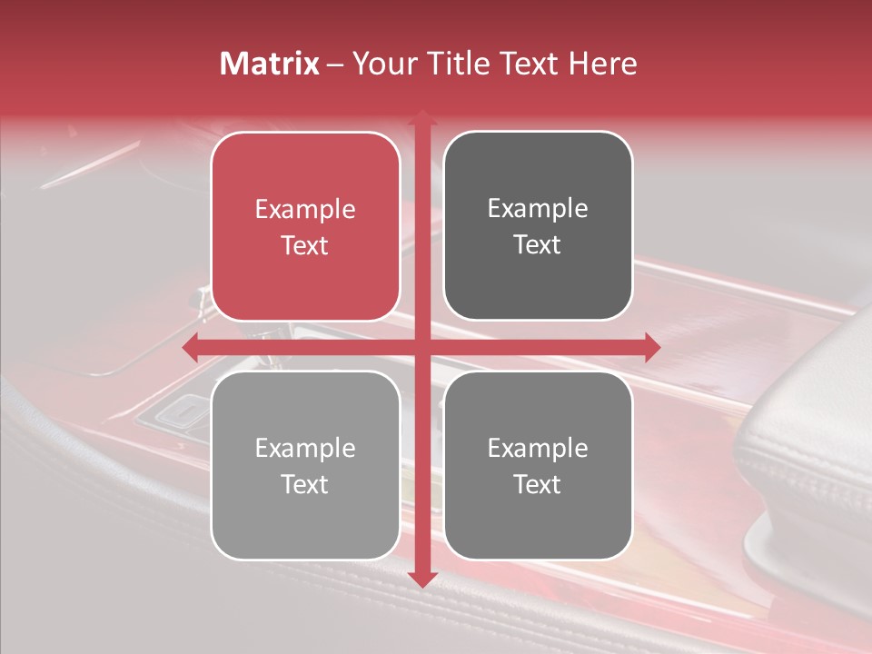 Red Move Shift PowerPoint Template