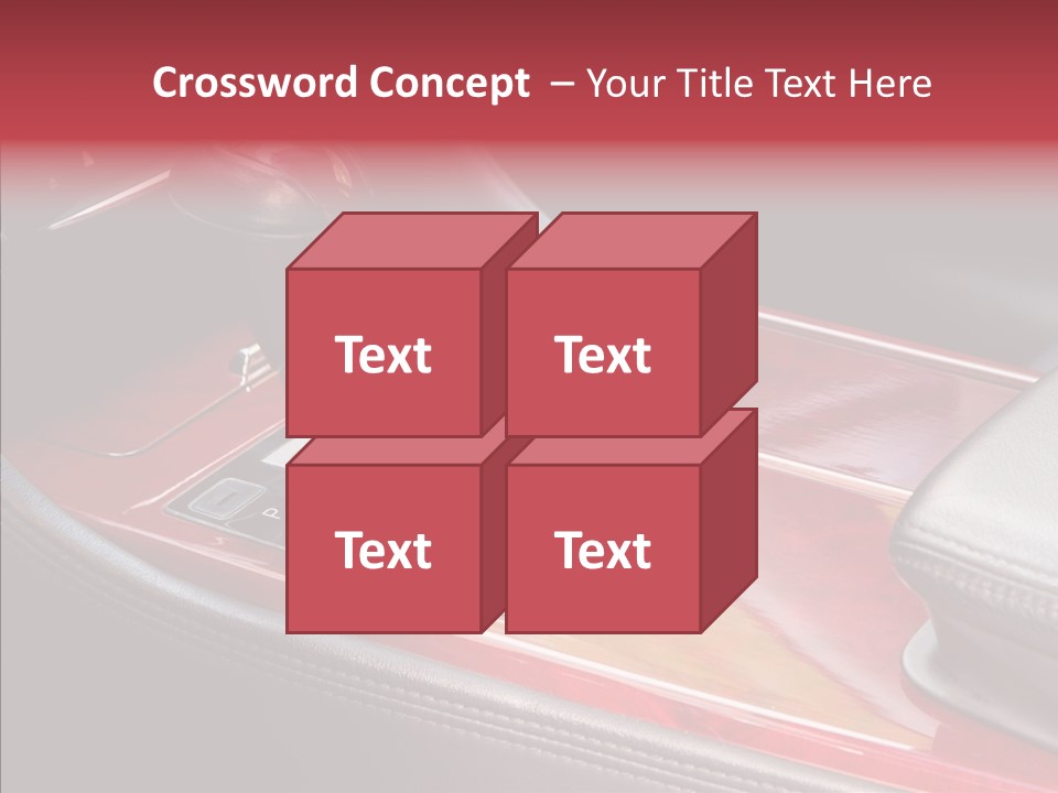 Red Move Shift PowerPoint Template