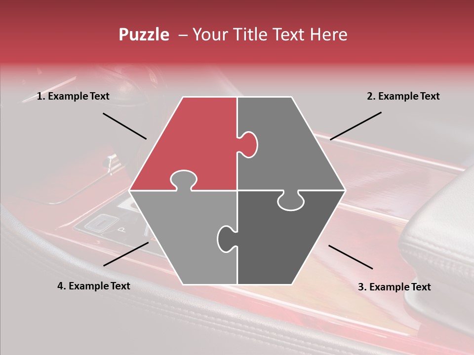 Red Move Shift PowerPoint Template