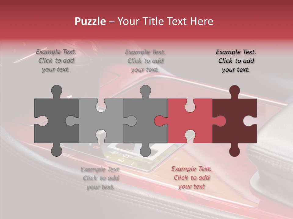 Red Move Shift PowerPoint Template