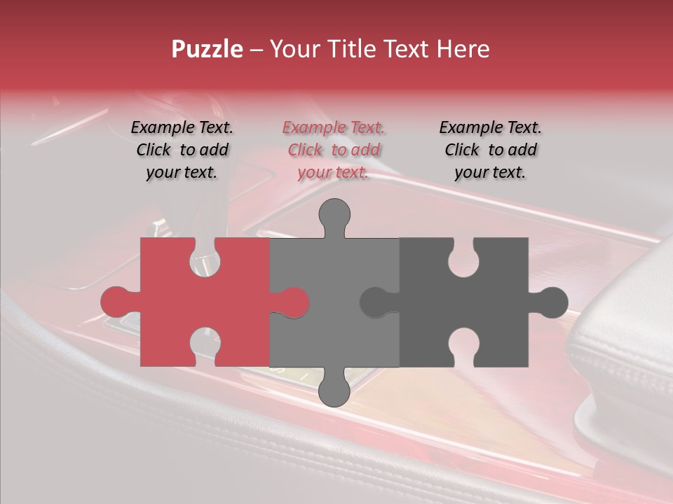 Red Move Shift PowerPoint Template
