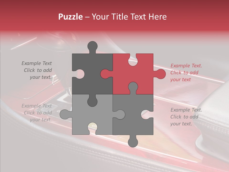 Red Move Shift PowerPoint Template