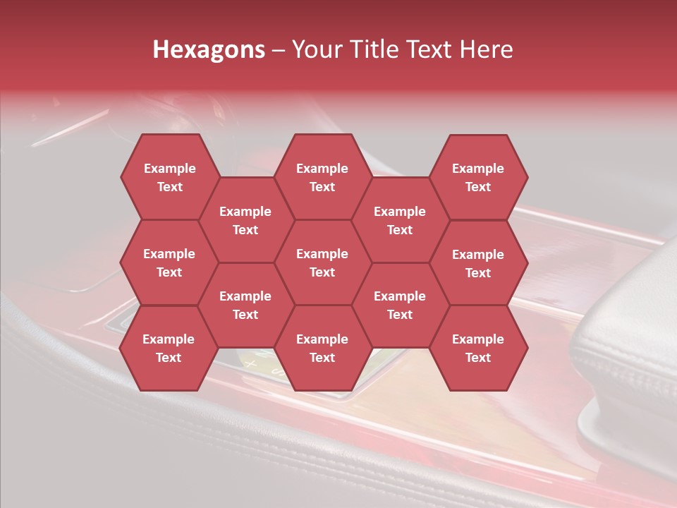 Red Move Shift PowerPoint Template