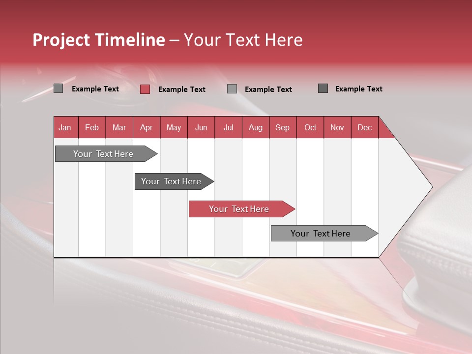 Red Move Shift PowerPoint Template