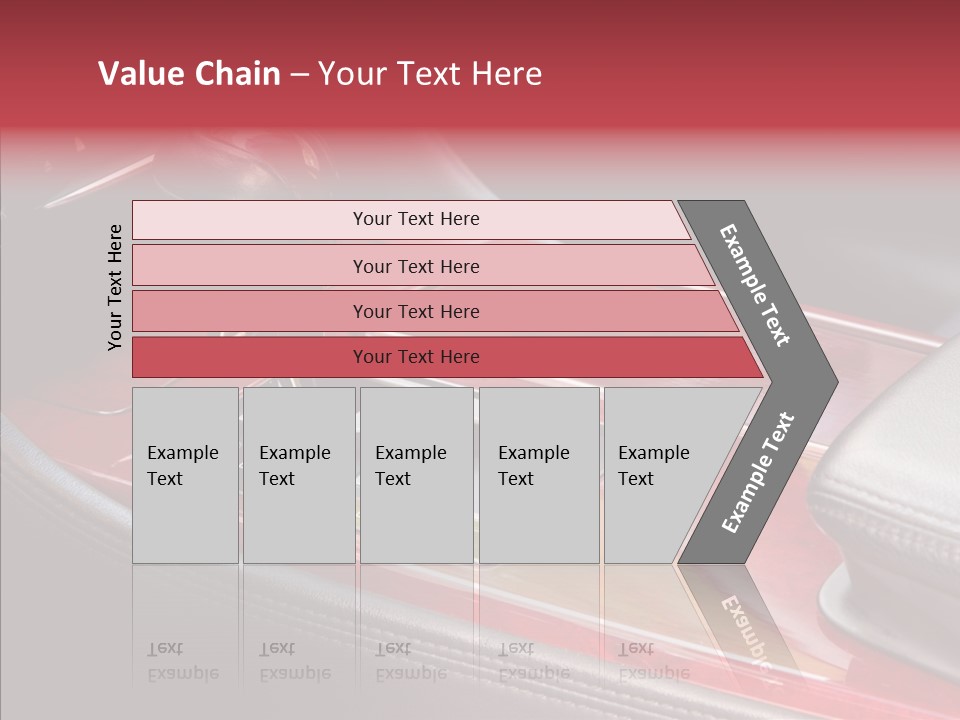 Red Move Shift PowerPoint Template