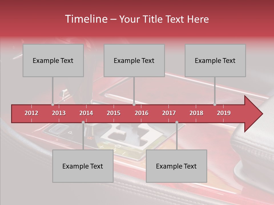 Red Move Shift PowerPoint Template