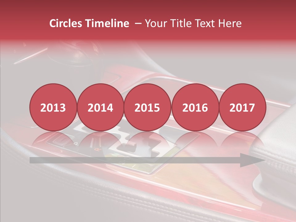 Red Move Shift PowerPoint Template