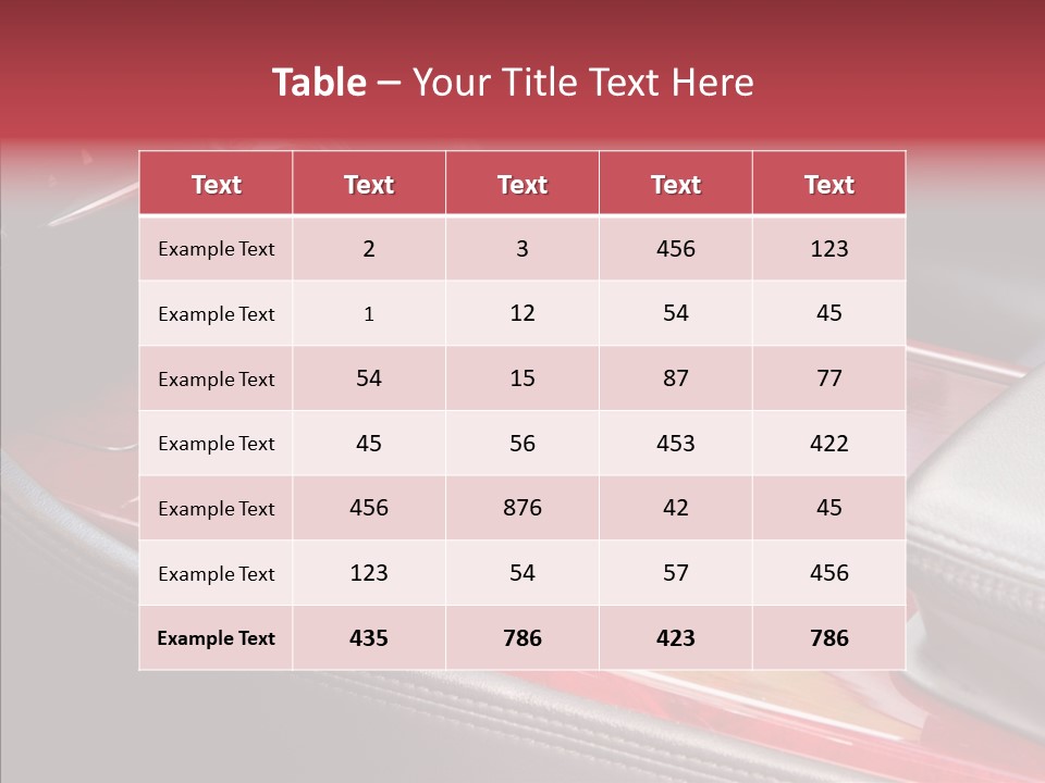 Red Move Shift PowerPoint Template