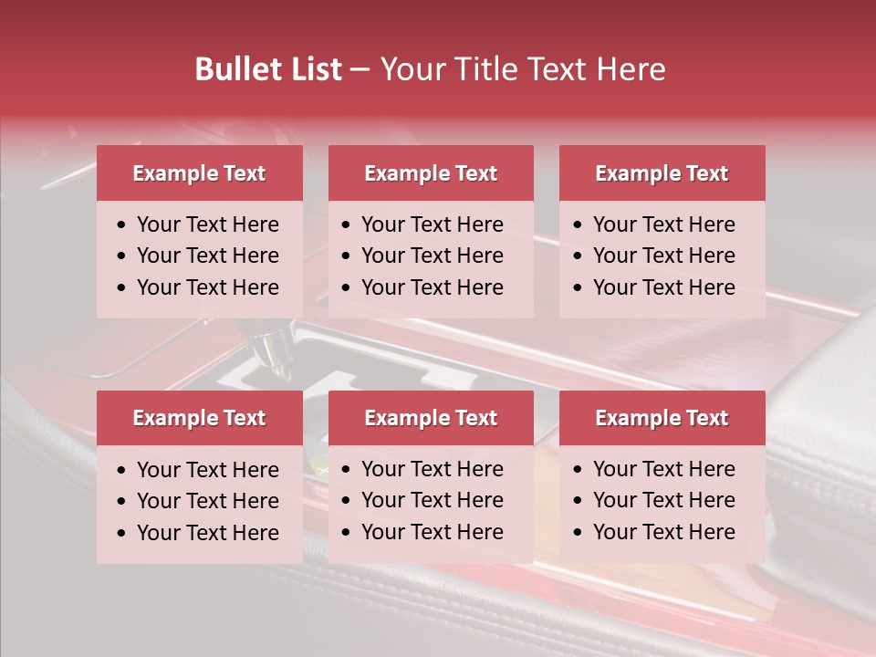 Red Move Shift PowerPoint Template