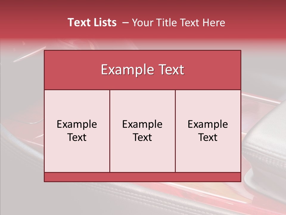 Red Move Shift PowerPoint Template