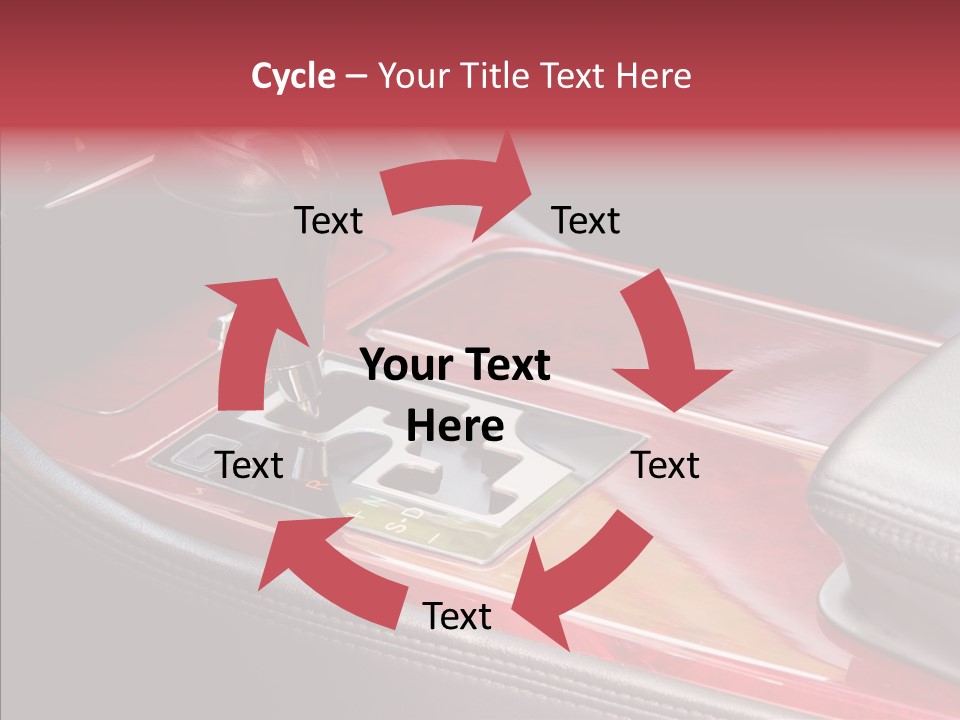 Red Move Shift PowerPoint Template