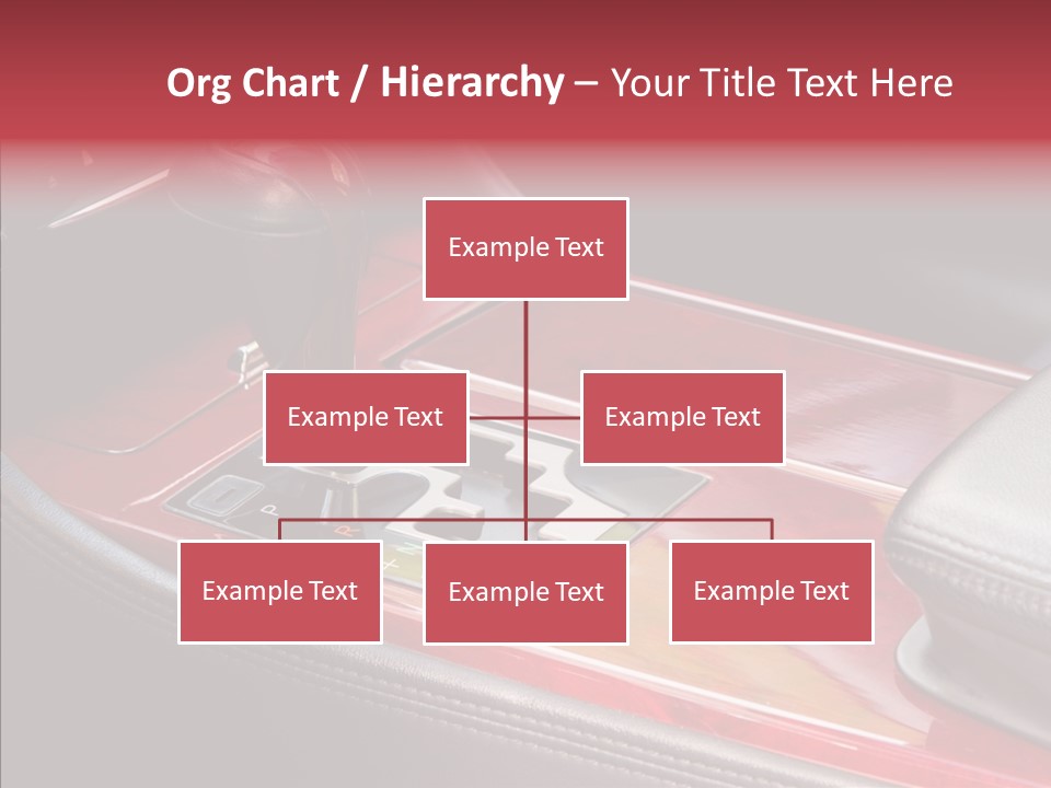 Red Move Shift PowerPoint Template