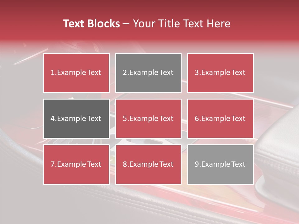 Red Move Shift PowerPoint Template