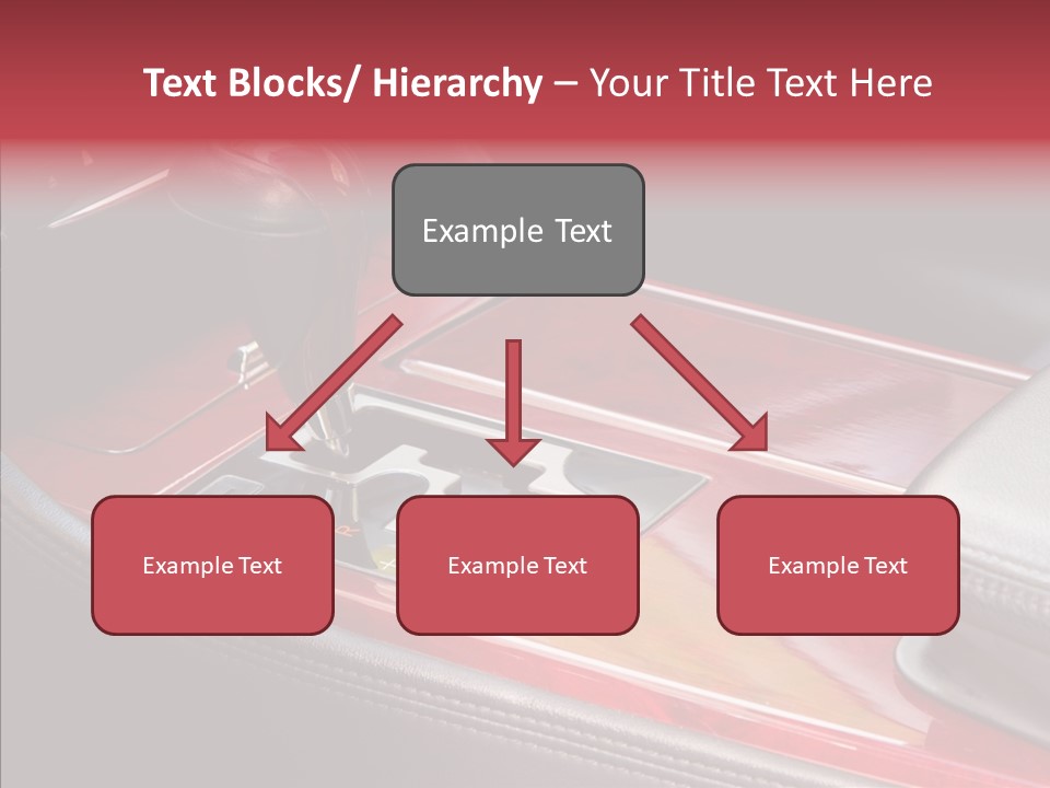 Red Move Shift PowerPoint Template
