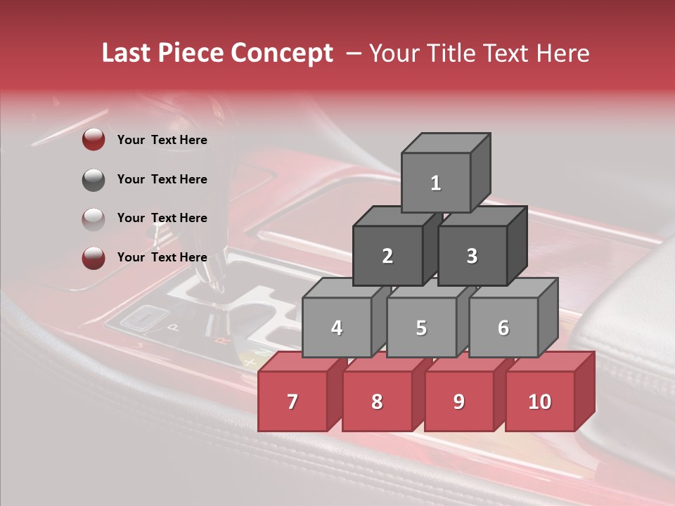 Red Move Shift PowerPoint Template