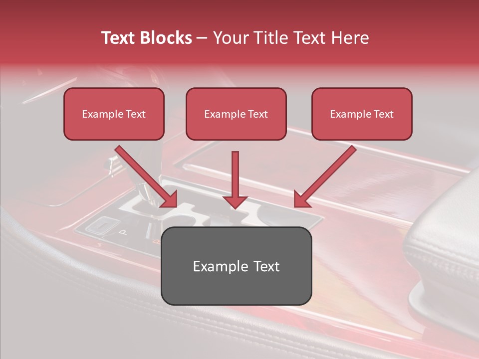 Red Move Shift PowerPoint Template