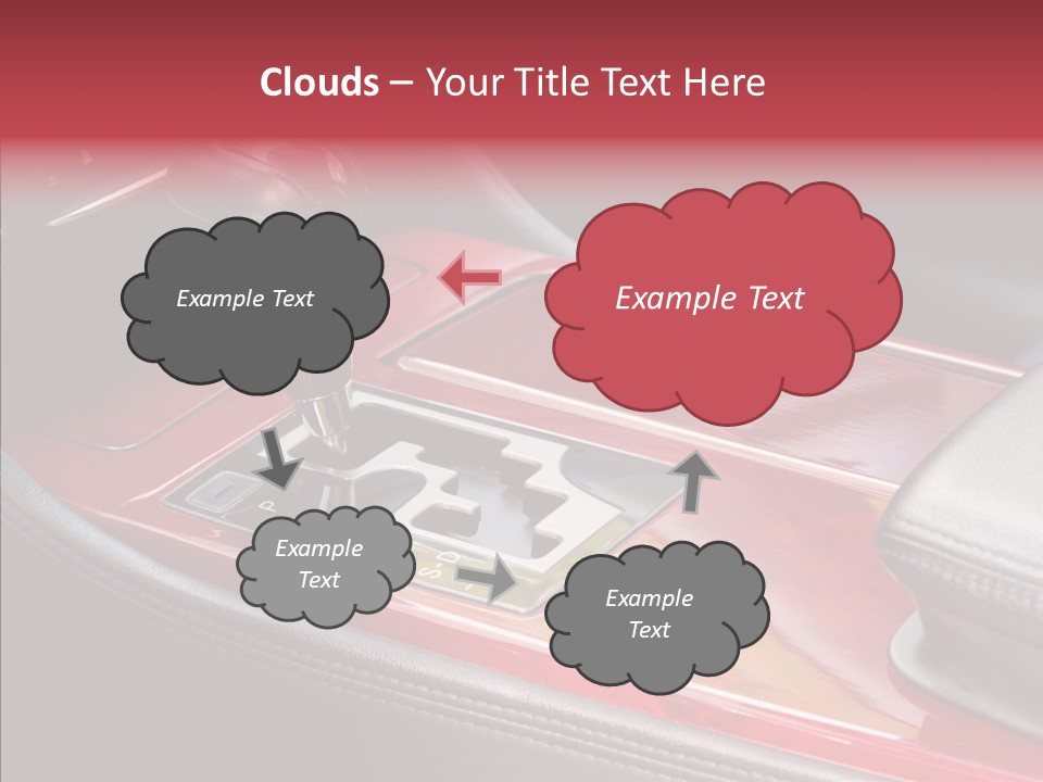 Red Move Shift PowerPoint Template