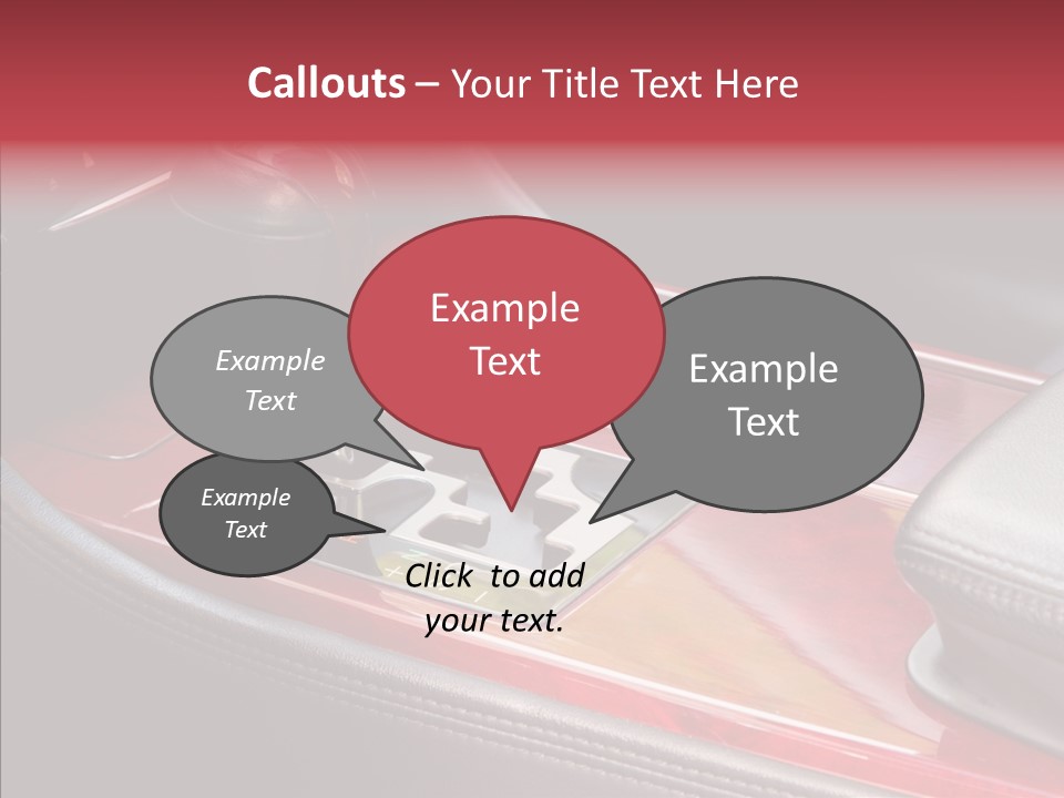 Red Move Shift PowerPoint Template