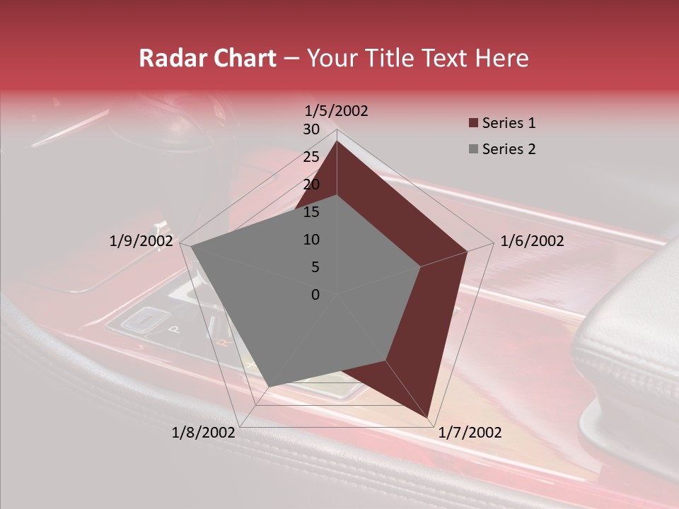 Red Move Shift PowerPoint Template