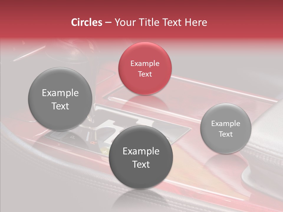 Red Move Shift PowerPoint Template