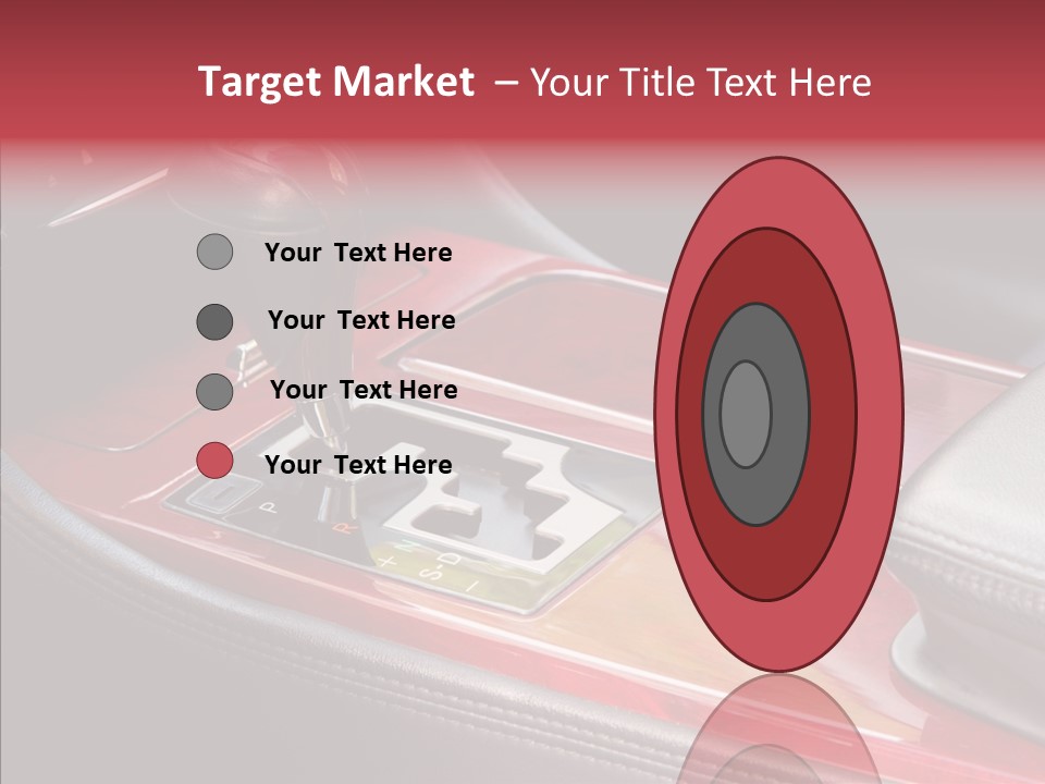 Red Move Shift PowerPoint Template