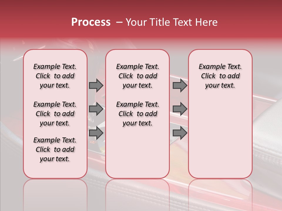 Red Move Shift PowerPoint Template