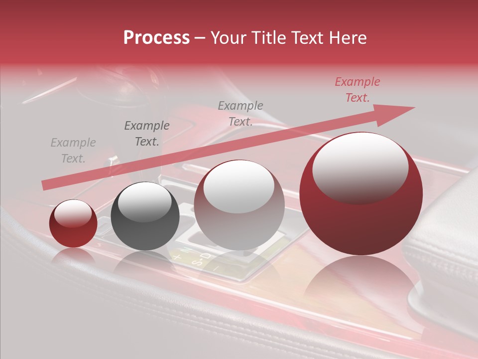 Red Move Shift PowerPoint Template