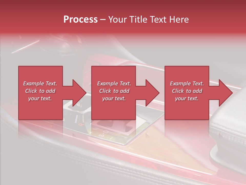 Red Move Shift PowerPoint Template