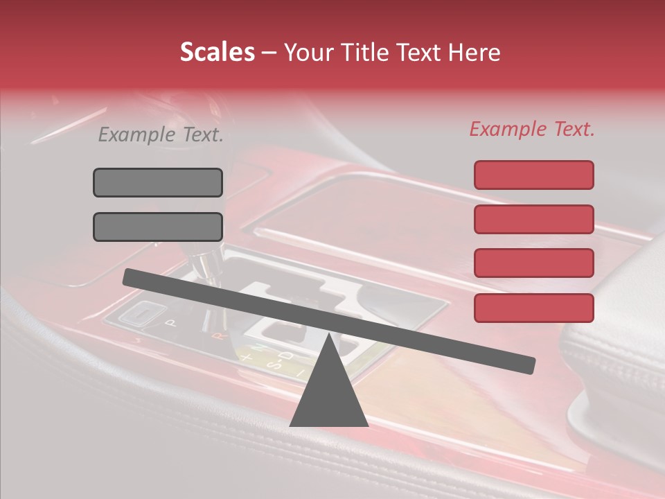 Red Move Shift PowerPoint Template