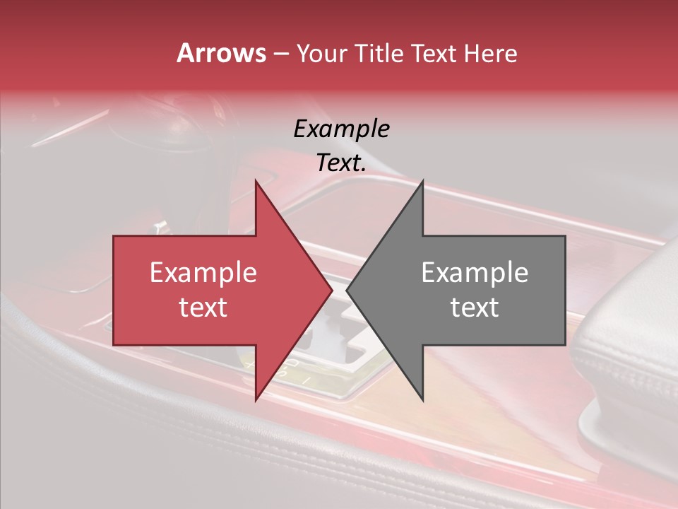 Red Move Shift PowerPoint Template