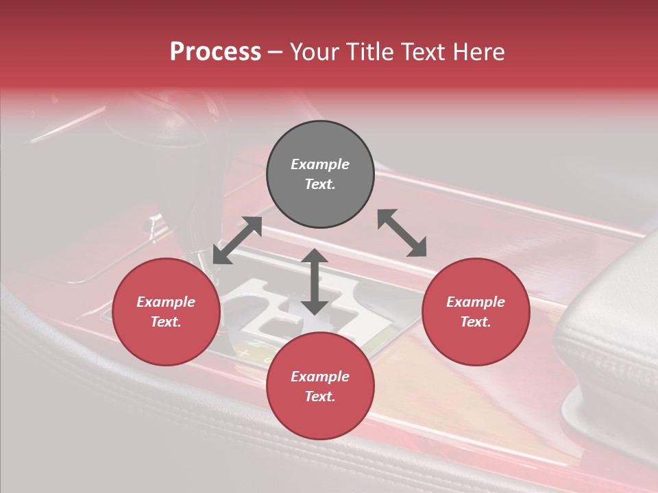 Red Move Shift PowerPoint Template