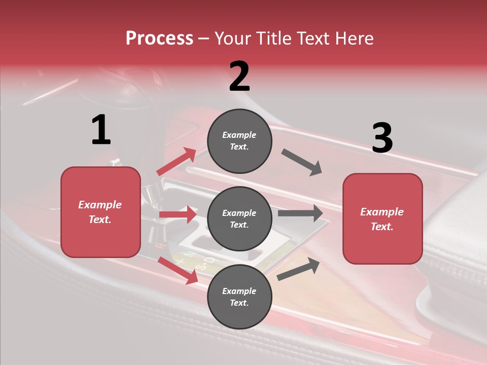 Red Move Shift PowerPoint Template