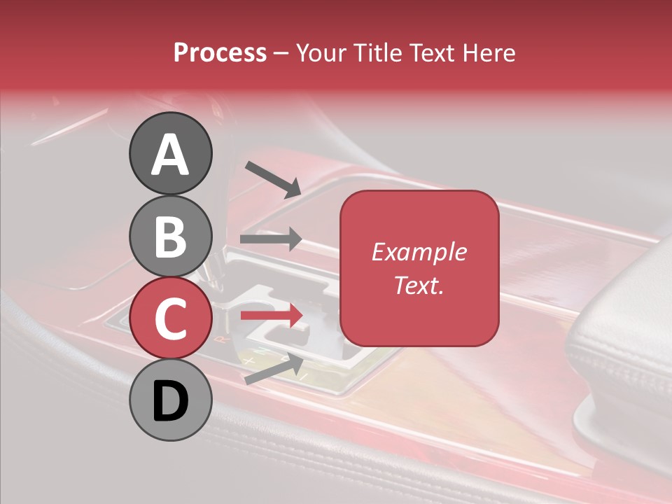Red Move Shift PowerPoint Template
